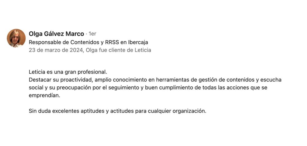 Leticia Rivera opiniones