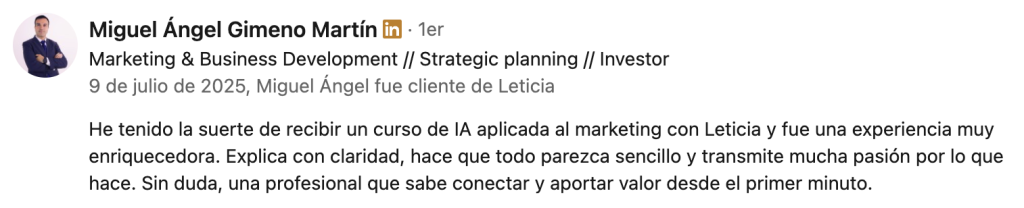 Leticia Rivera opiniones